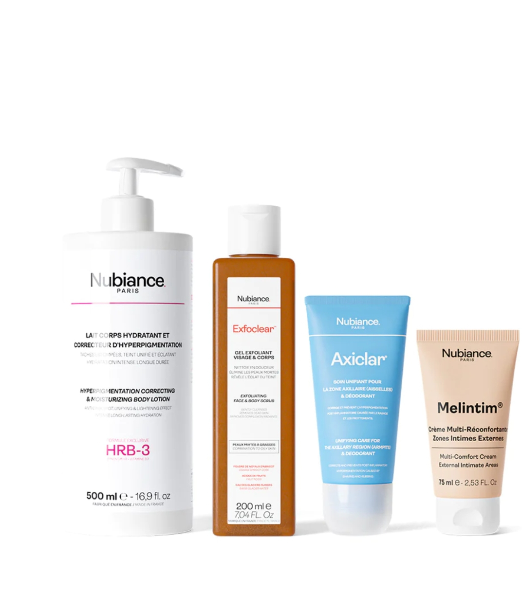 Anti-tache corps visage Nubiance : acné, bien-être, peau mixte