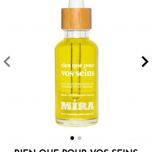 Sérum raffermissant pour les seins